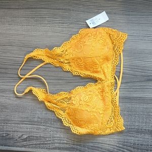 Rue21 Sunflower Yellow Lace Bralette - S